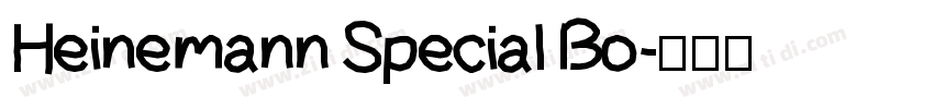 Heinemann Special Bo字体转换